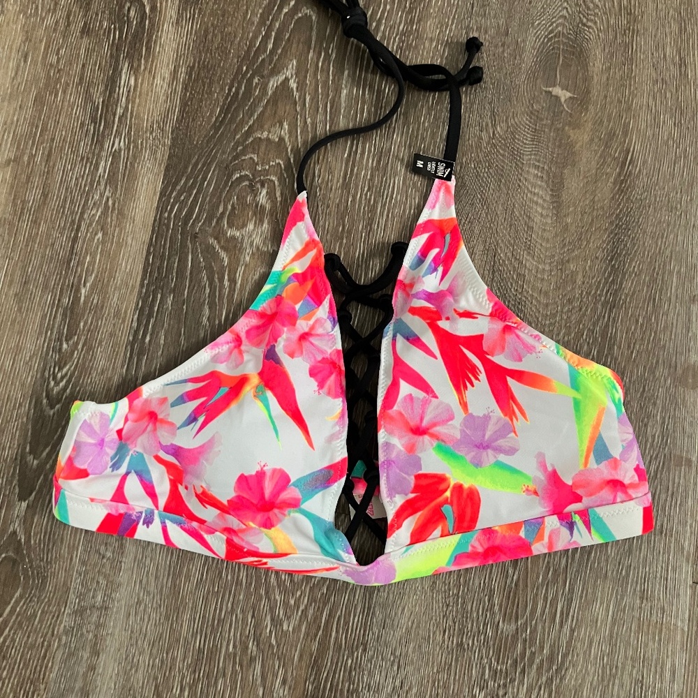Pink bathing suit top